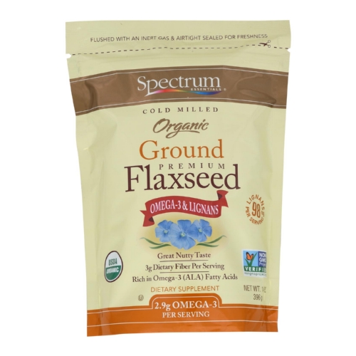 Spectrum Essentials Organic Ground Flaxseed 14 oz My Natures Delight