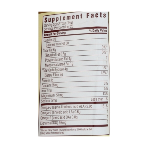 Spectrum Essentials Organic Ground Flaxseed 14 oz My Natures Delight