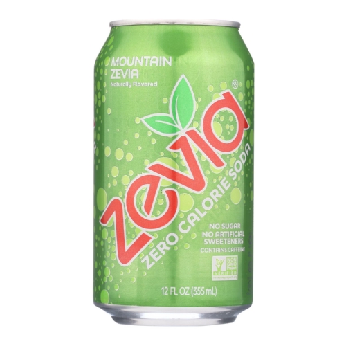 Zevia Soda - Zero Calorie - Mountain Zevia - Can - 6/12 oz - case of 4