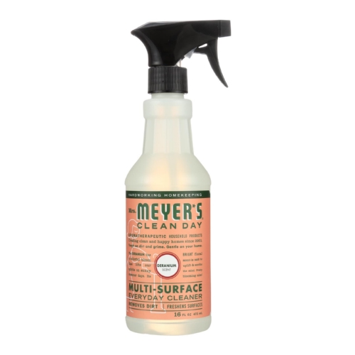 Mrs. Meyers Multi Surface Spray Cleaner Geranium 16 fl oz Case of