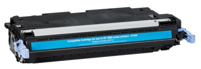Q7581A Compatible laser cartridge for HP Color LaserJet 3800, CP3505 Series produces 6,000 pages at 5% coverage.