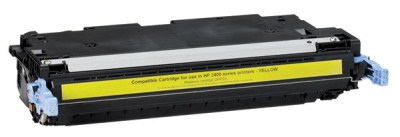 Q7582A Compatible laser cartridge for HP Color LaserJet 3800, CP3505 Series produces 6,000 pages at 5% coverage.