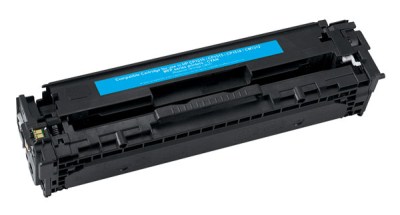 CB541A Compatible toner for HP Color LaserJet CP1215, CP1518NI, AIO CM1312NFI MFP.