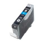 Cyan Inkjet Cartridge compatible with the Canon CLI8C Canon8 0621B002