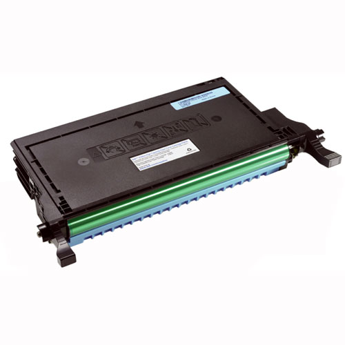 High CapacityCyan Laser Toner Cartridge compatible with the Dell 330-3792