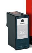 Black Inkjet Cartridge compatible with the Lexmark (Lexmark#32) 18C0032
