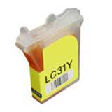Yellow Inkjet Cartridge compatible with the Brother LC-31Y