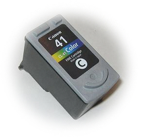 Tri-Color Inkjet Cartridge compatible with the Canon (CL-41) 0617B002
