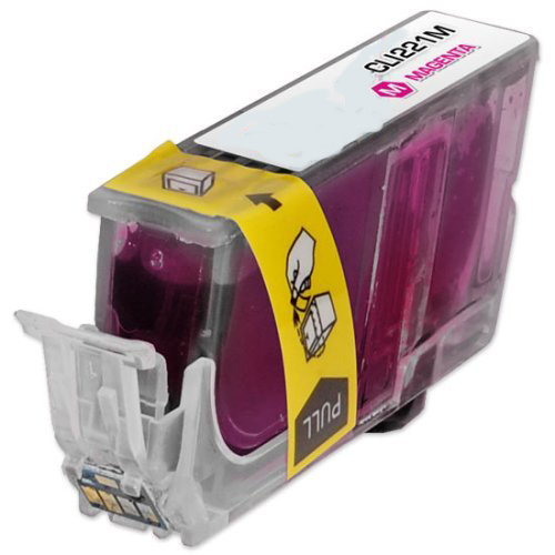 Magenta Inkjet Cartridge compatible with the Canon CLI221M 2948B001