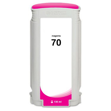 Magenta Pigment Inkjet Cartridge compatible with the HP (HP 70) C9453A