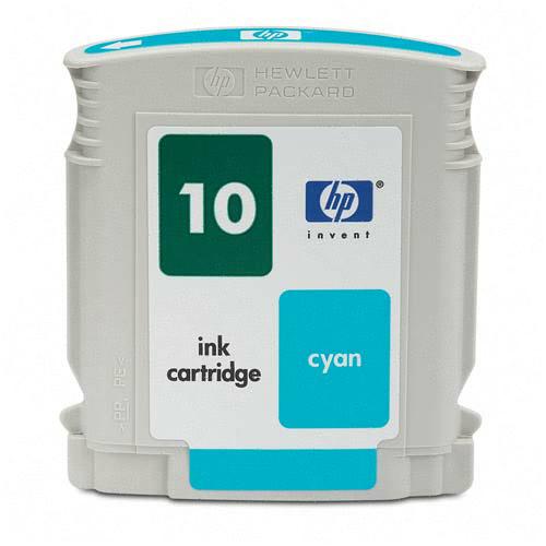 Cyan Inkjet Cartridge compatible with the HP (HP 10) C4841A