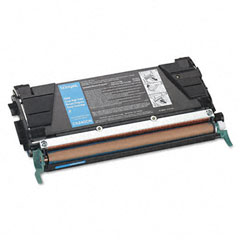 High Capacity Cyan Toner compatible with the Lexmark C5240CH, C5242CH
