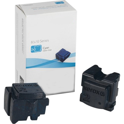 Cyan(2 pk)Solid Ink Sticks compatible with the Xerox  108R00926