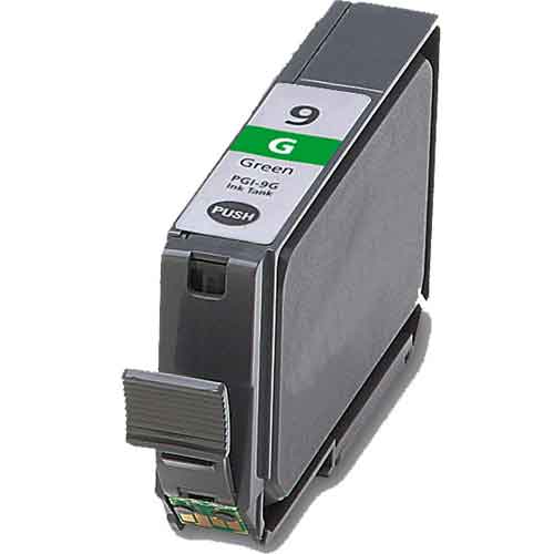 Green Inkjet Cartridge compatible with the Canon (PGI-9G) 1041B002
