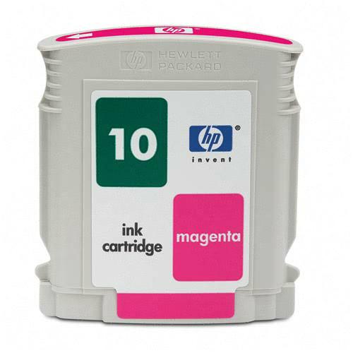 Magenta Inkjet Cartridge compatible with the HP (HP 10) C4843A