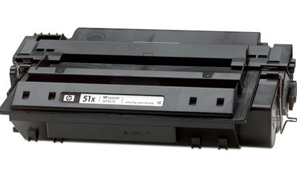 High Capacity Black MICR Toner Cartridge compatible with the HP (MICR) Q7551X