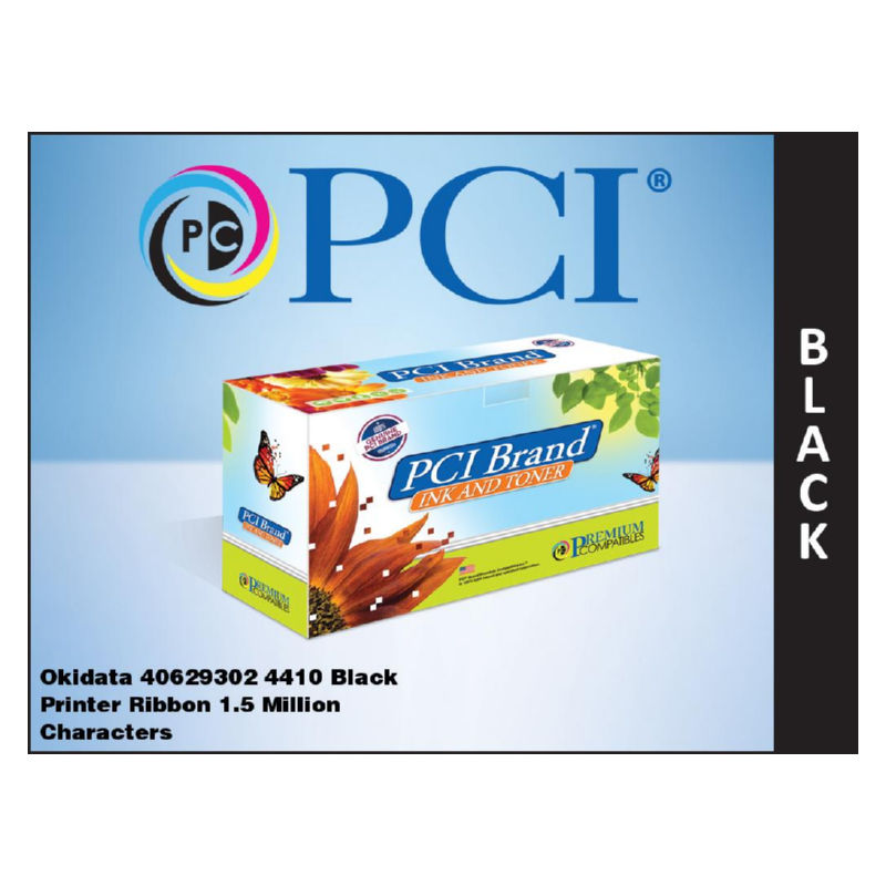 PCI Compatible Okidata 40629302 Black Ribbon for Oki Pacemark 4410 Printers