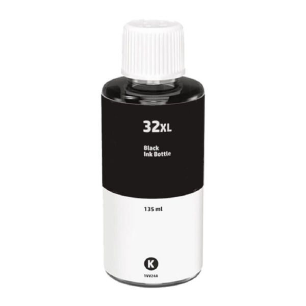 HP 1VV24AN 32XL Black Ink Refill Cartridge, Pigment High Yield