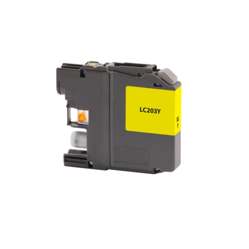 Compatible Brother LC203XL Yellow High Yield Ink Cartridge 