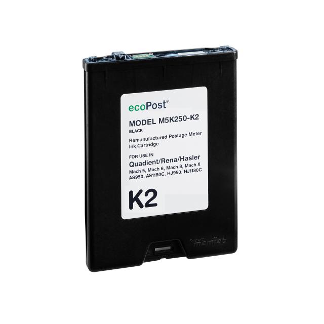 Postage Meter Memjet Black K2 Cartridge for Quadient , Rena M5K250