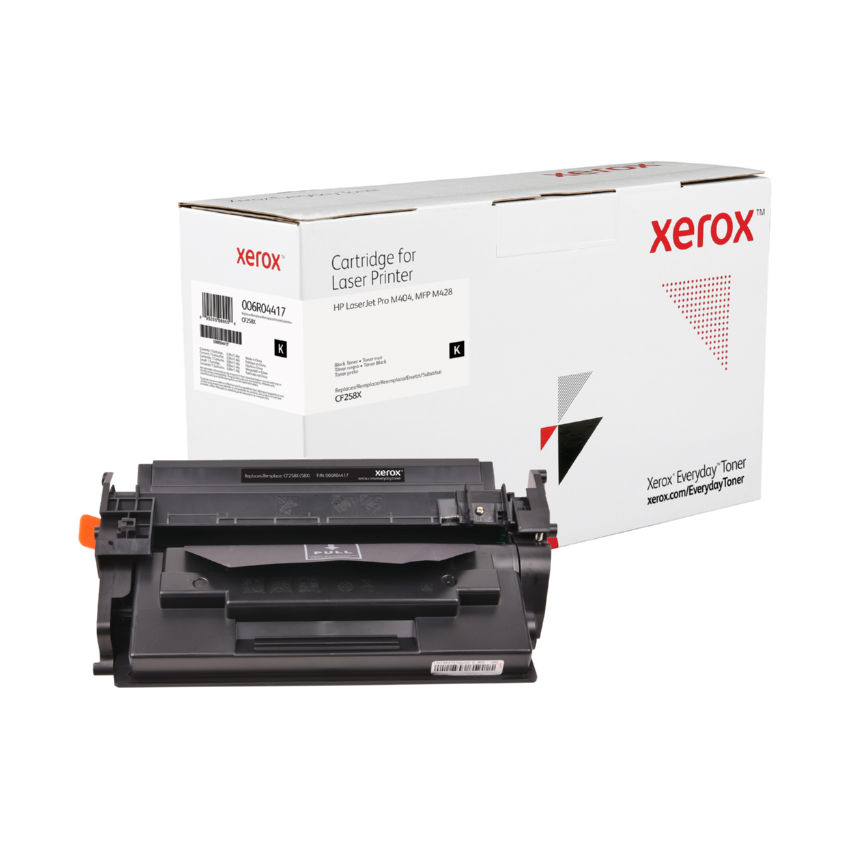 Xerox 006R04417 Everyday Black Toner compatible with HP 58X (CF258X), High Yield