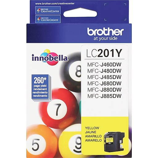 Brother LC-201Y Yellow Ink Cartridge