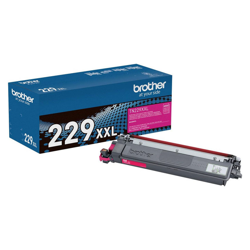 Brother TN229XXLM Super High Yield Magenta Toner Cartridge (4000 Yield)