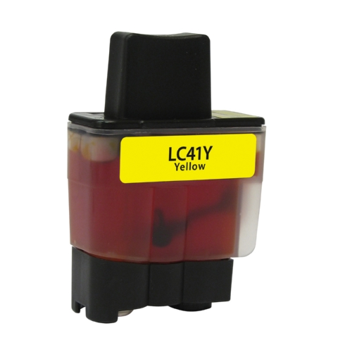 Yellow Inkjet Cartridge compatible with the Brother LC-41Y