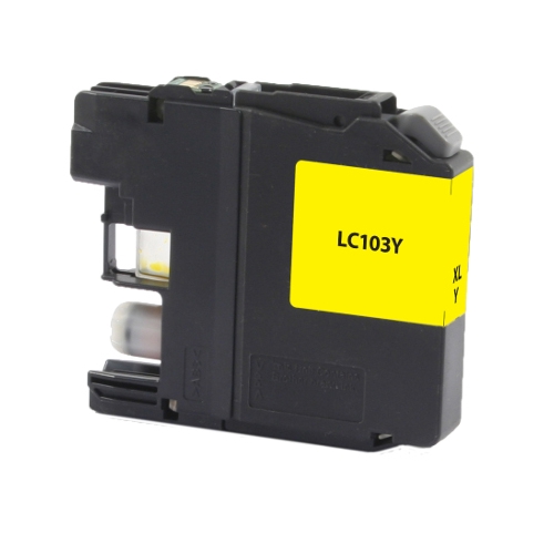 Brother LC103Y, LC101Y High Yield Yellow Inkjet Cartridge