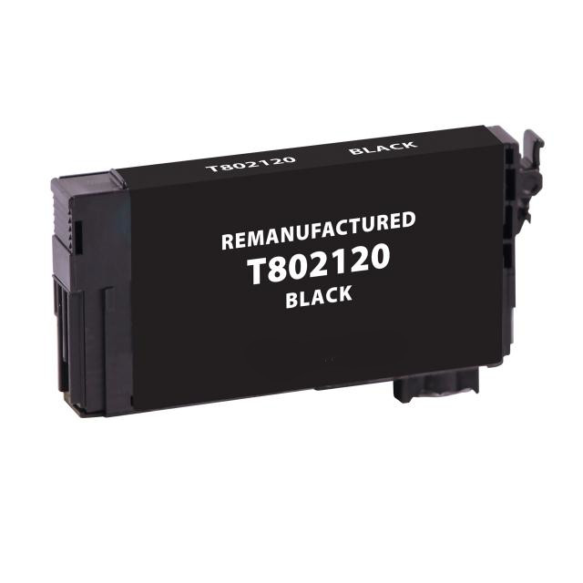 Epson Remanufactured T802120-S Black Ink Cartridge