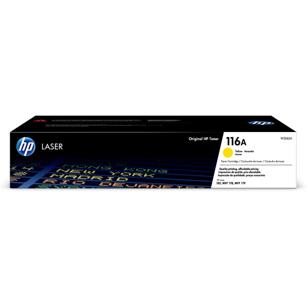 HP 116A (W2062A)  Yellow Original LaserJet Toner Cartridge