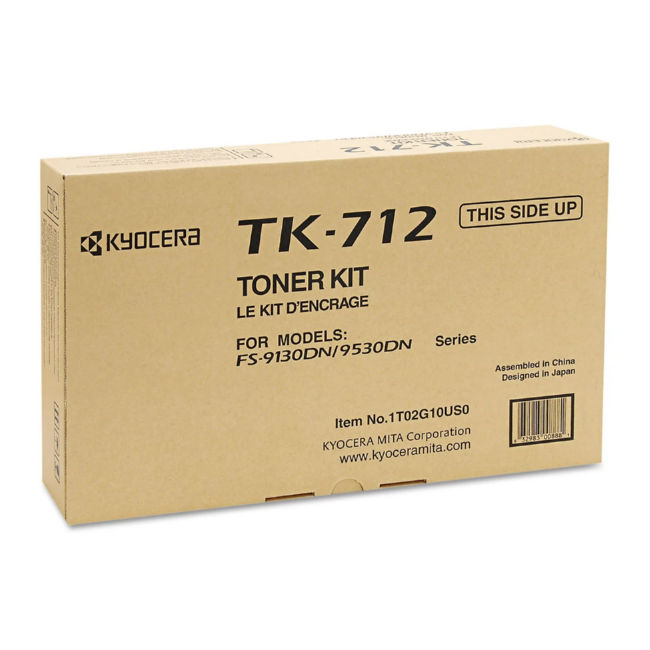 Kyocera TK-712 Original Toner Cartridge - Black