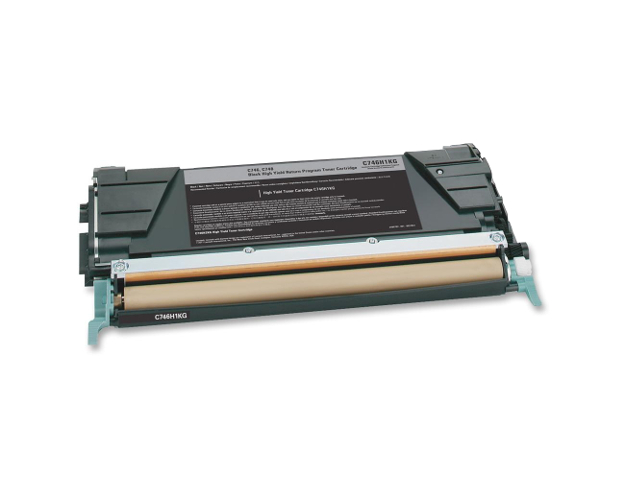 Black Toner Cartridge compatible with the Lexmark C746H1KG