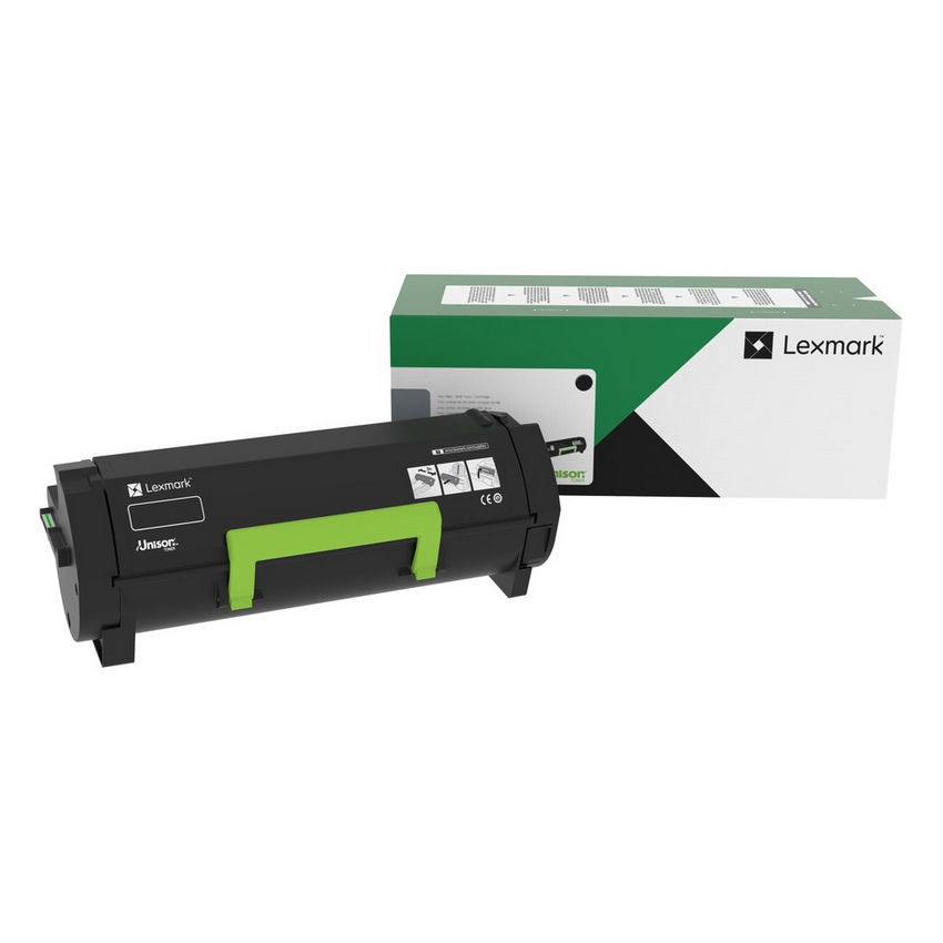 Lexmark High Yield Laser Toner Cartridge - Monochrome, Black - 1 Pack