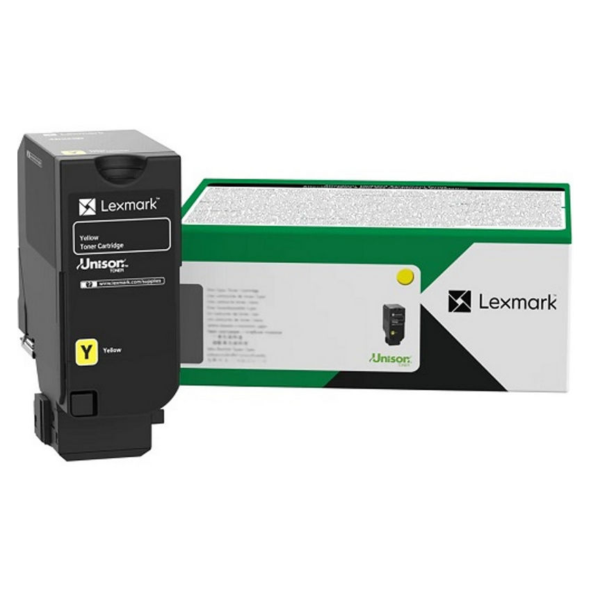 Lexmark Original Standard Yield Laser Toner Cartridge - Return Program - Yellow Pack