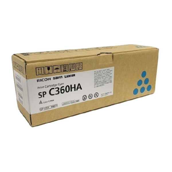 Ricoh 408177 Cyan Toner Cartridge 5k yld