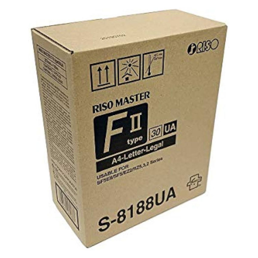 Risograph S-8188UA (Type FII) A4 Thermal Masters (Old# S-4250/S6977UA)