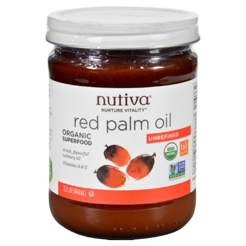 Nutiva Palm Oil - Organic - Superfood - Red - 15 oz - Case of 6