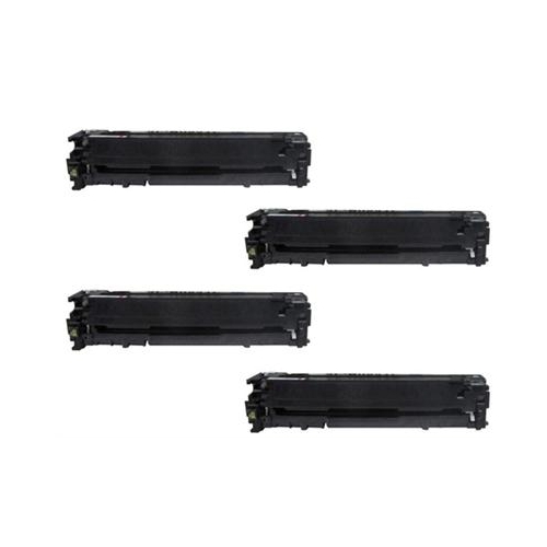 Premium Brand Remanufactured  HP 125A (CB540A - CB541A - CB542A - CB543A)  Toner Cartridge 4PK