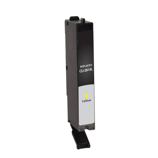 Canon Remanufactured 2036C001, CLI-281XLY Compatible Yellow High-Yield Ink Cartridge