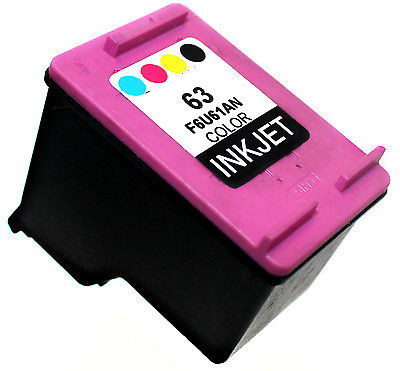 Tri-Color Ink Cartridge for HP F6U61AN (HP 63)