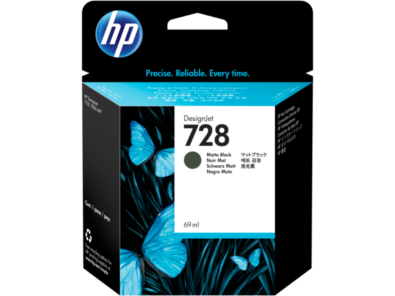 HP 728 ink cartridge Matte black 69 ml