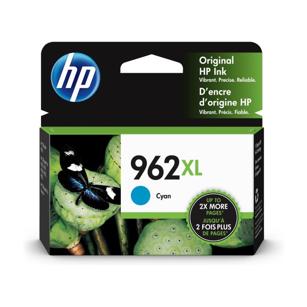 HP 962XL Ink Cartridge, Cyan (3JA00AN)