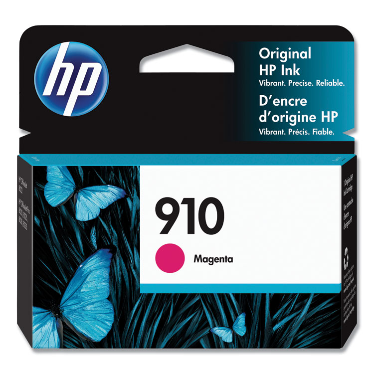 HP 910 Ink Cartridge, Magenta (3YL59AN)