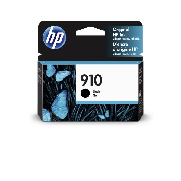 HP 910 Ink Cartridge, Black (3YL61AN)