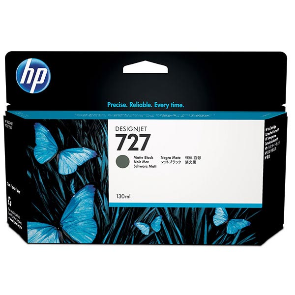 HP 727 130-ml Matte Black DesignJet Ink Cartridge (B3P22A)