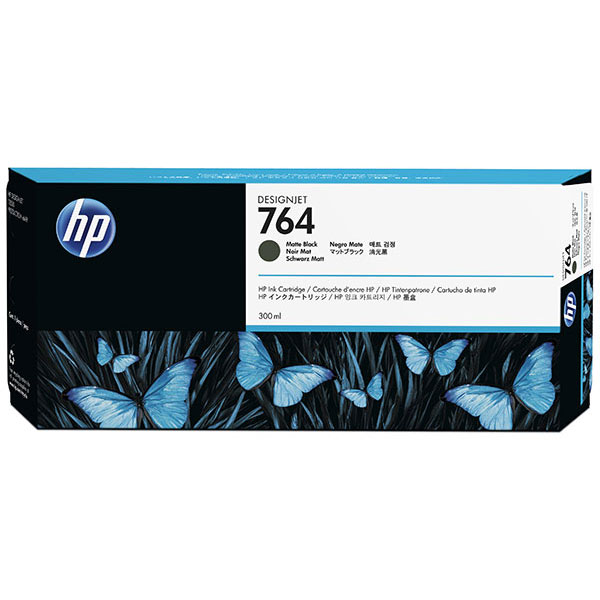 HP 764 300-ml Matte Black DesignJet Ink Cartridge (C1Q16A)