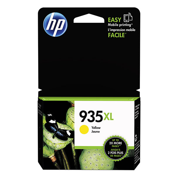 HP 935XL Ink Cartridge, Yellow (C2P26AN)