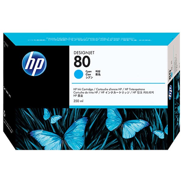 HP 80 ink cartridge Cyan 350 ml