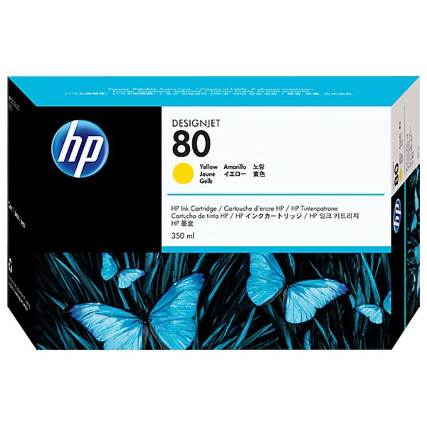 HP 80 ink cartridge Yellow 350 ml